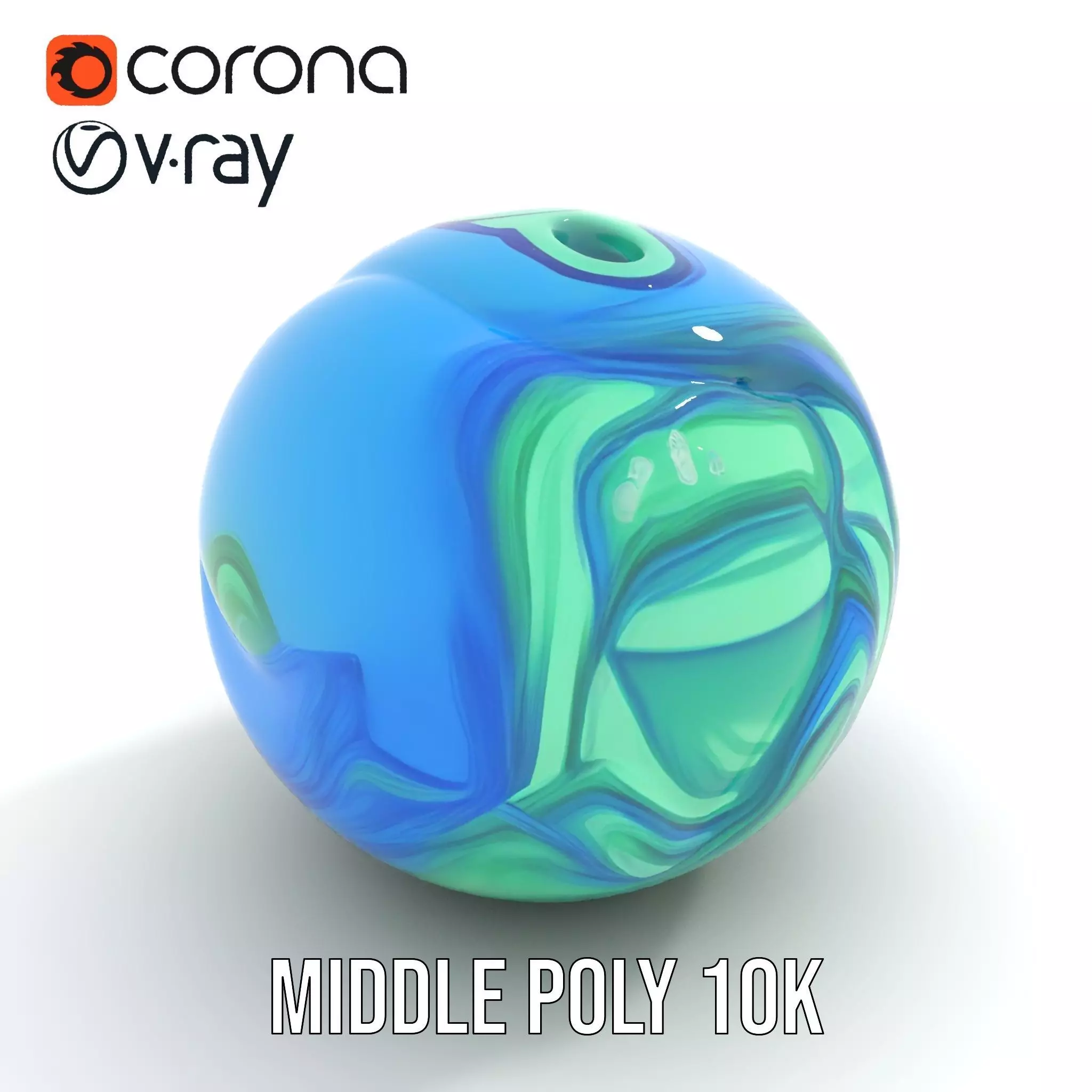 Aqua Glass Sphere model pack Texture_6