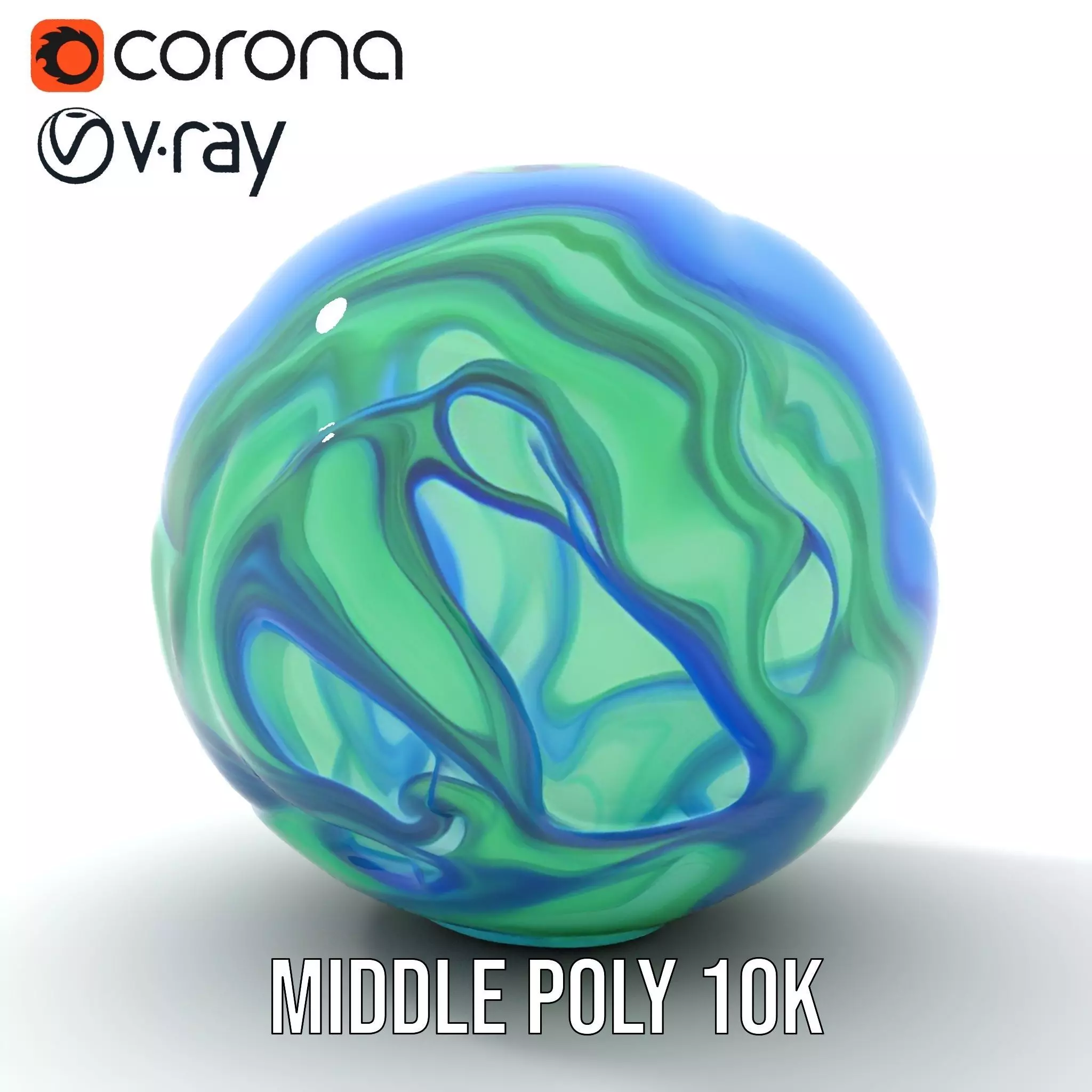 Aqua Glass Sphere model pack Texture_30