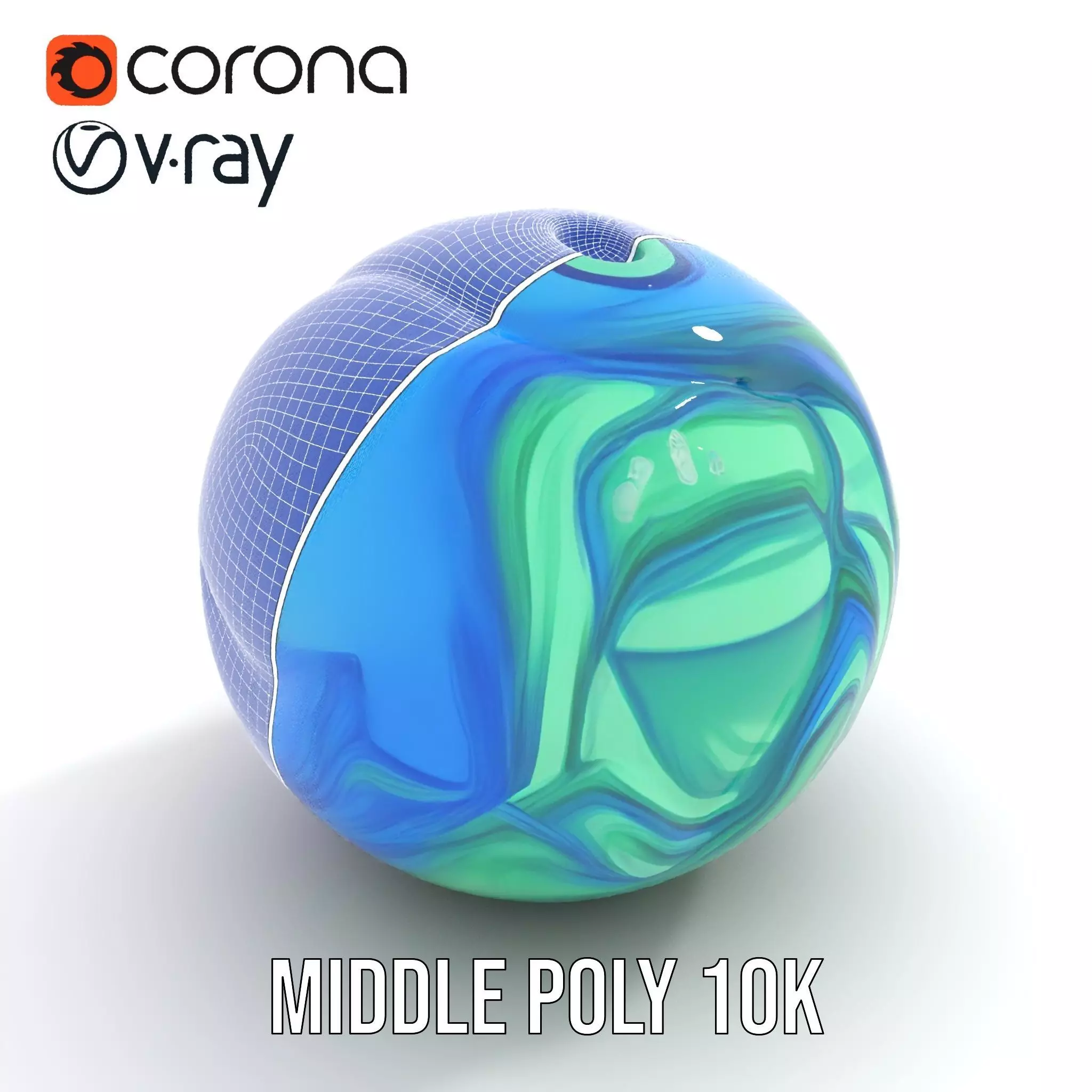 Aqua Glass Sphere model pack Texture_24