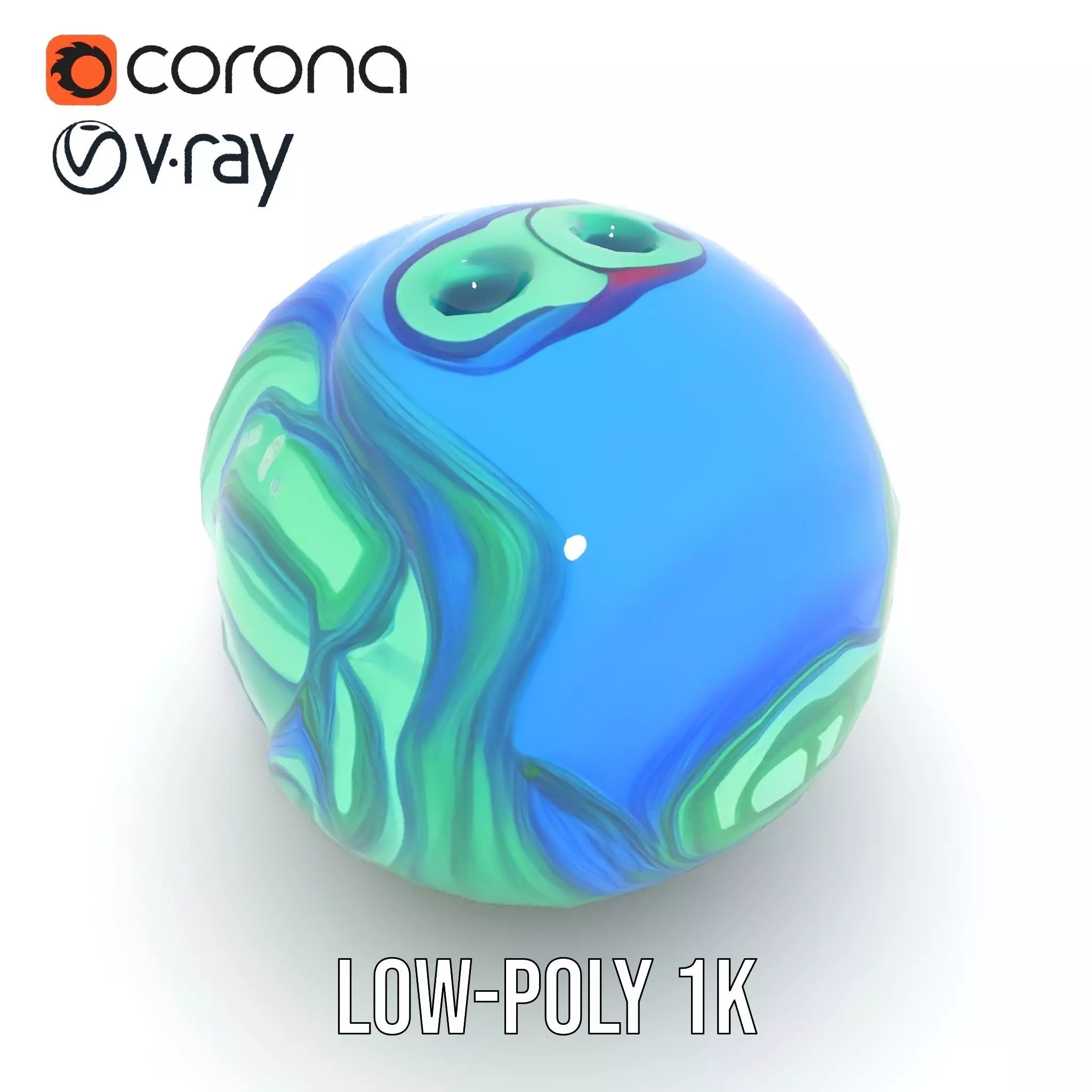 Aqua Glass Sphere model pack Texture_14