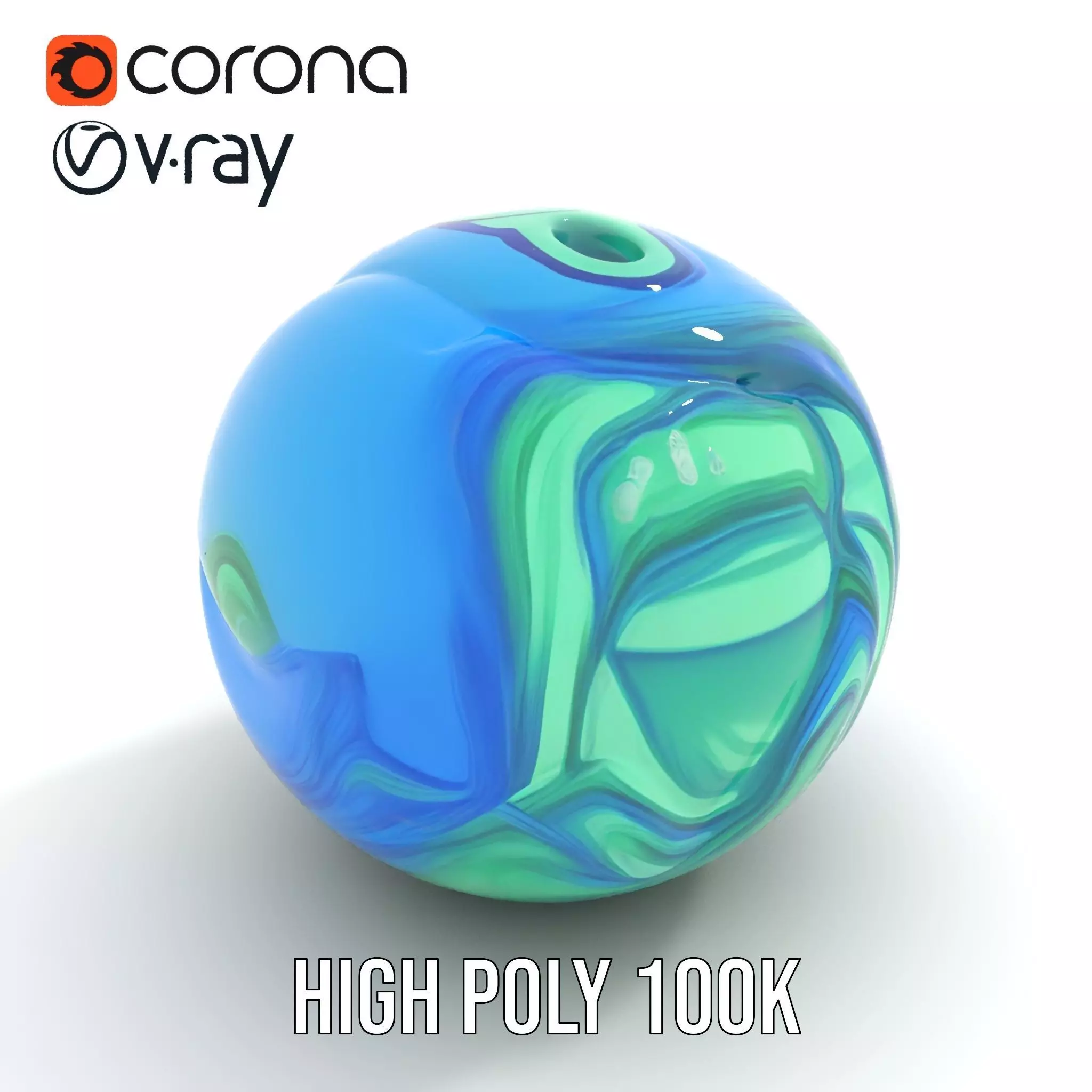 Aqua Glass Sphere model pack Texture_15