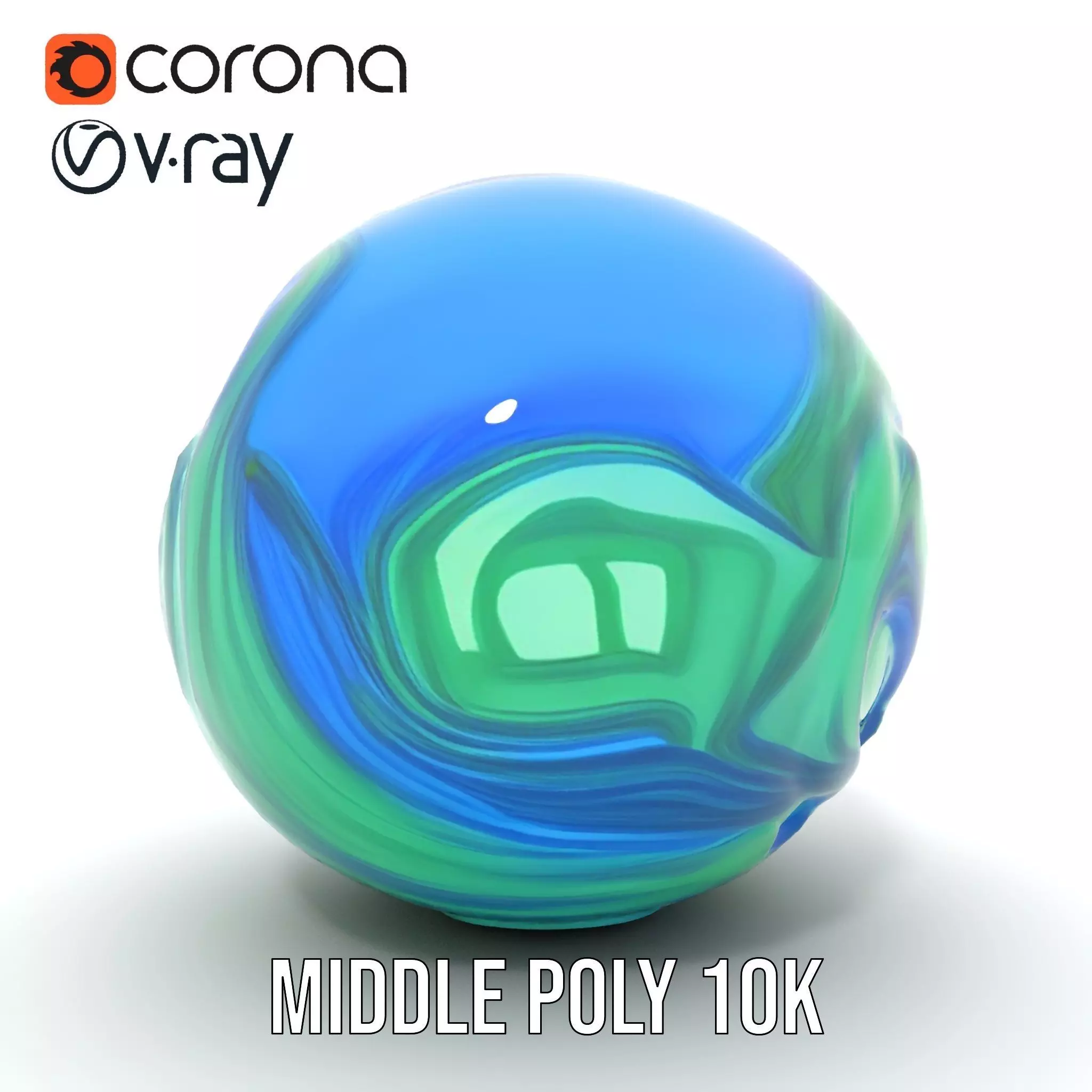 Aqua Glass Sphere model pack Texture_5