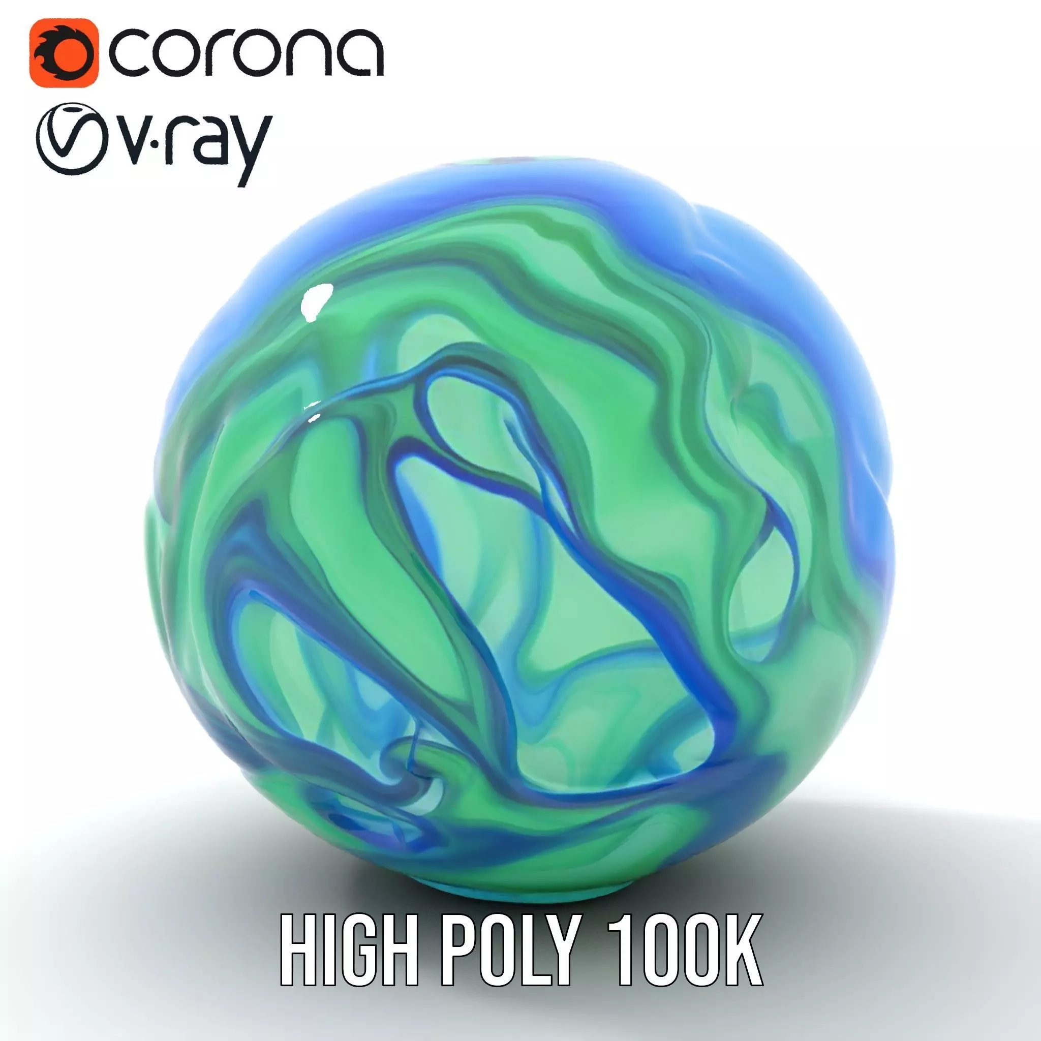Aqua Glass Sphere model pack Texture_18
