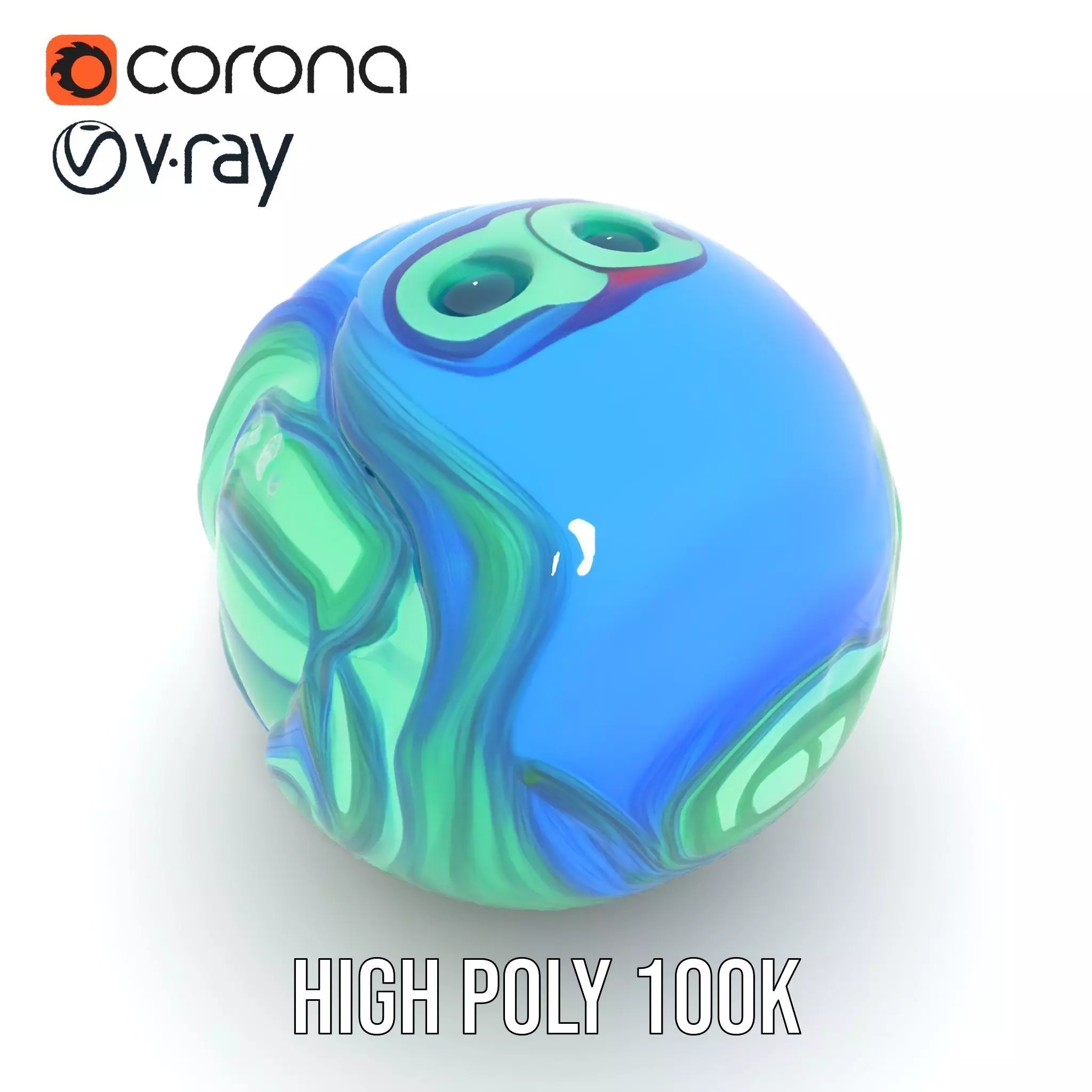 Aqua Glass Sphere model pack Texture_21