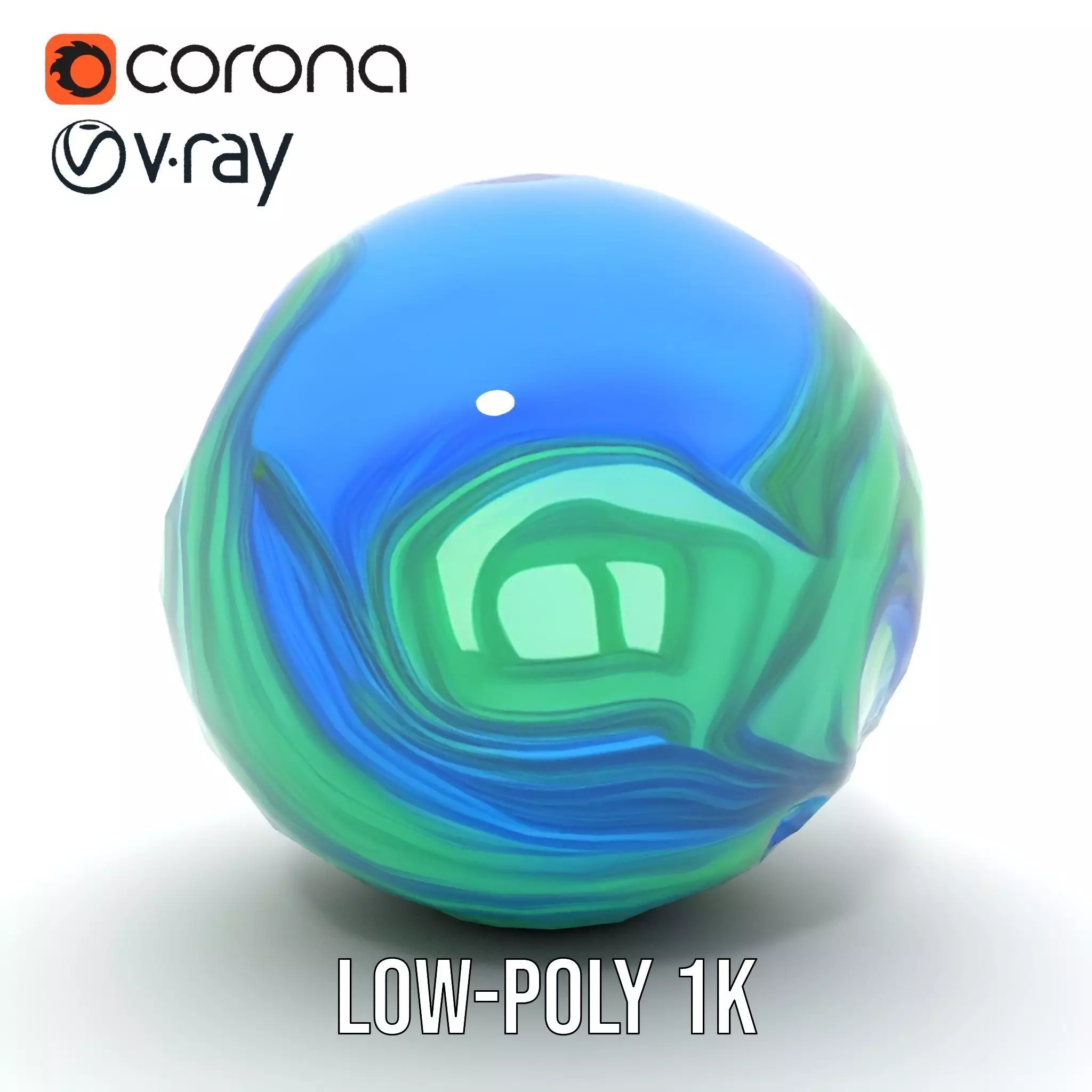 Aqua Glass Sphere model pack Texture_12