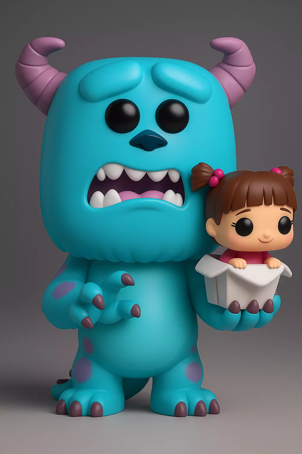 Funko Pop Monsters Inc Sulley with Boo 3D print model_0