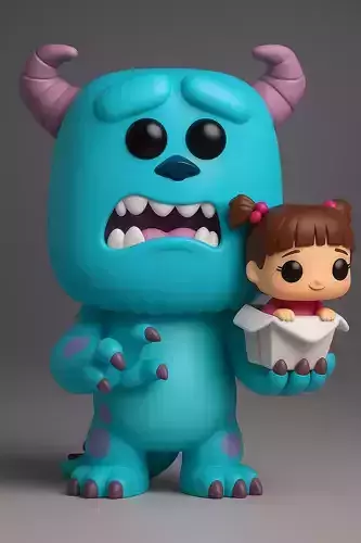 Funko Pop Monsters Inc Sulley with Boo