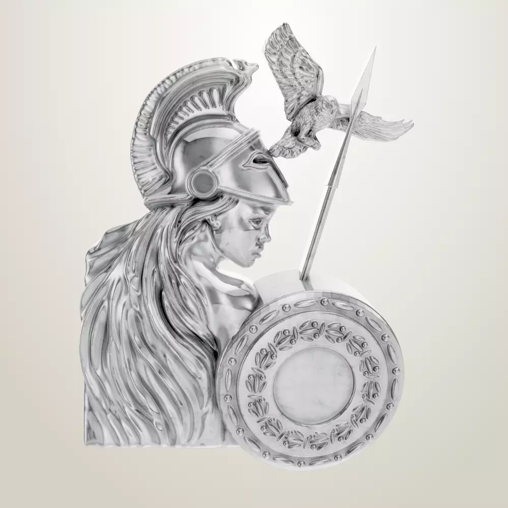 Sparta warrior female  3D print model_0