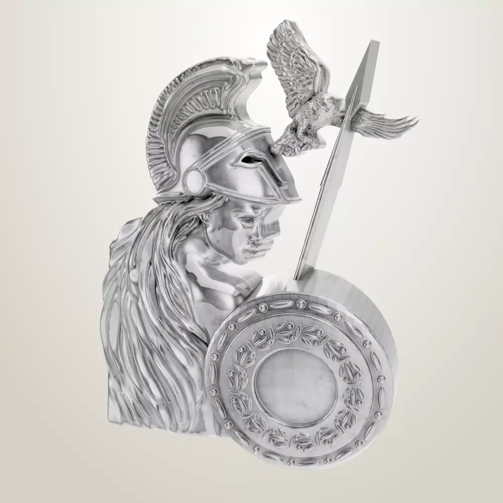 Sparta warrior female  3D print model_2