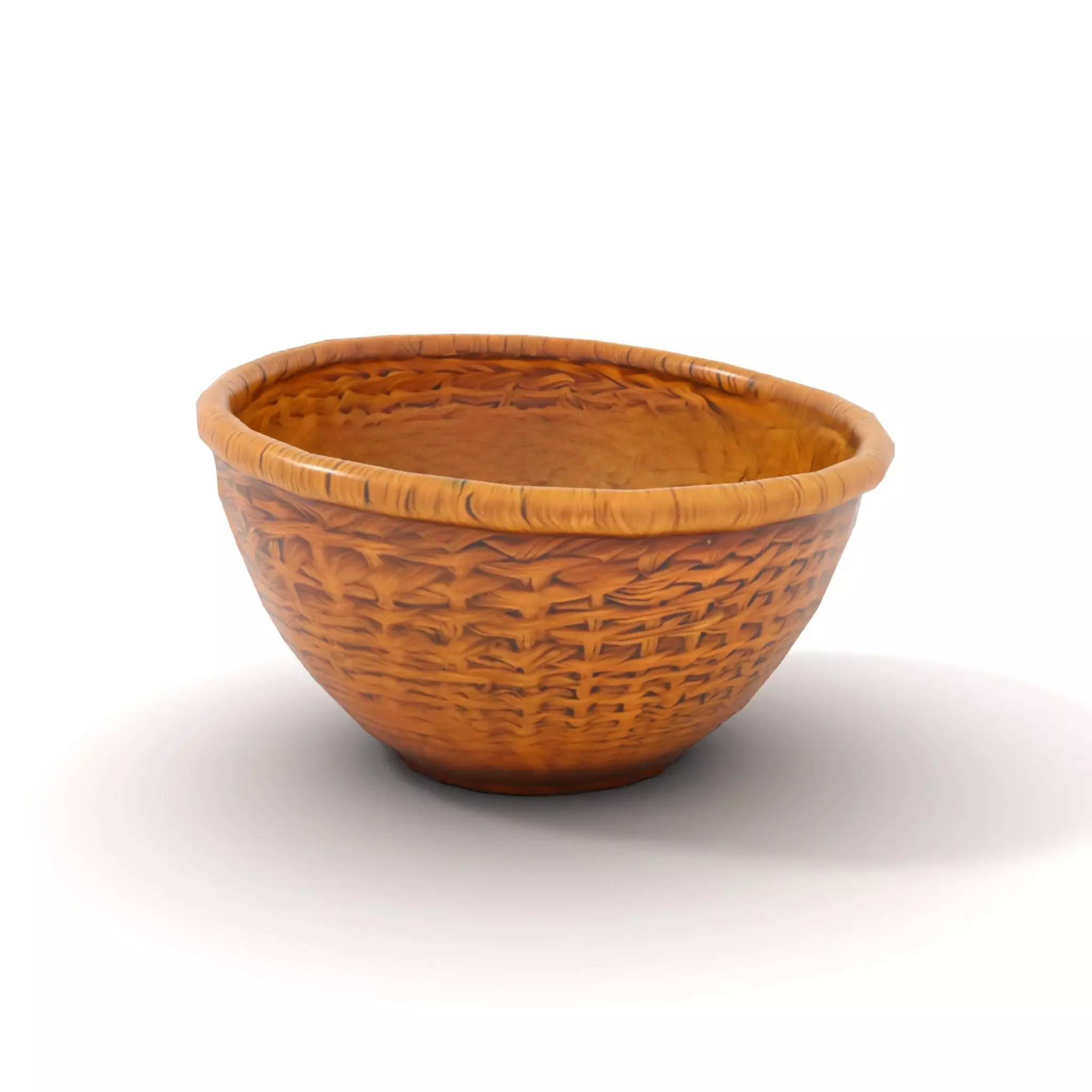 Natural Wicker Basket model pack Low-poly 3D model_19