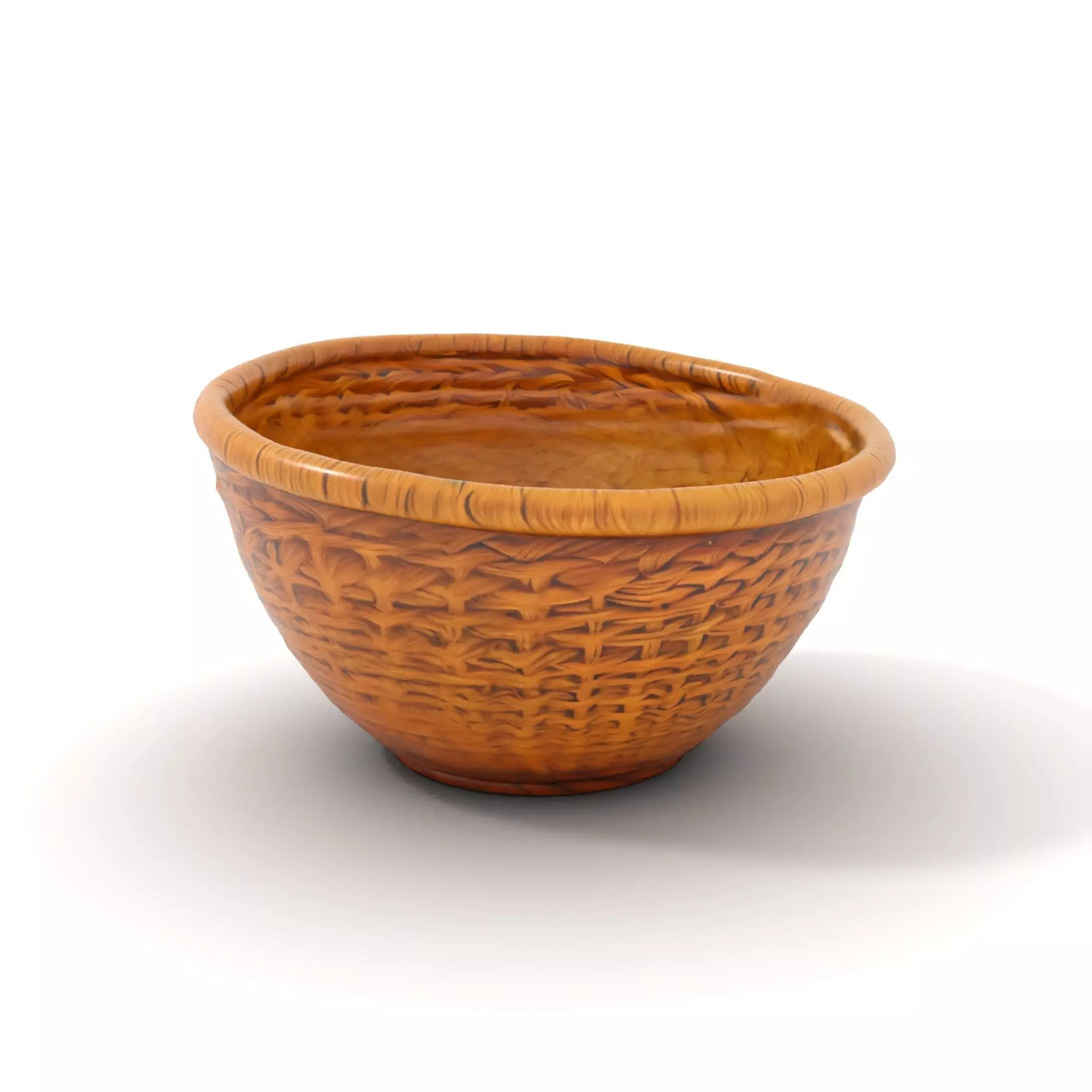 Natural Wicker Basket model pack Low-poly 3D model_16