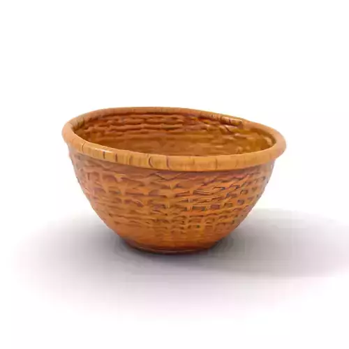 Natural Wicker Basket model pack Low-poly 3D model Natural Wicker Basket model pack Low-poly 3D model