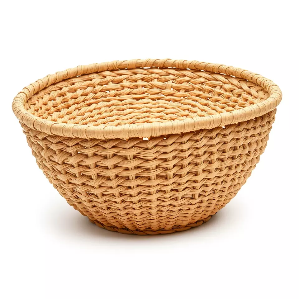 Natural Wicker Basket model pack Low-poly 3D model_2