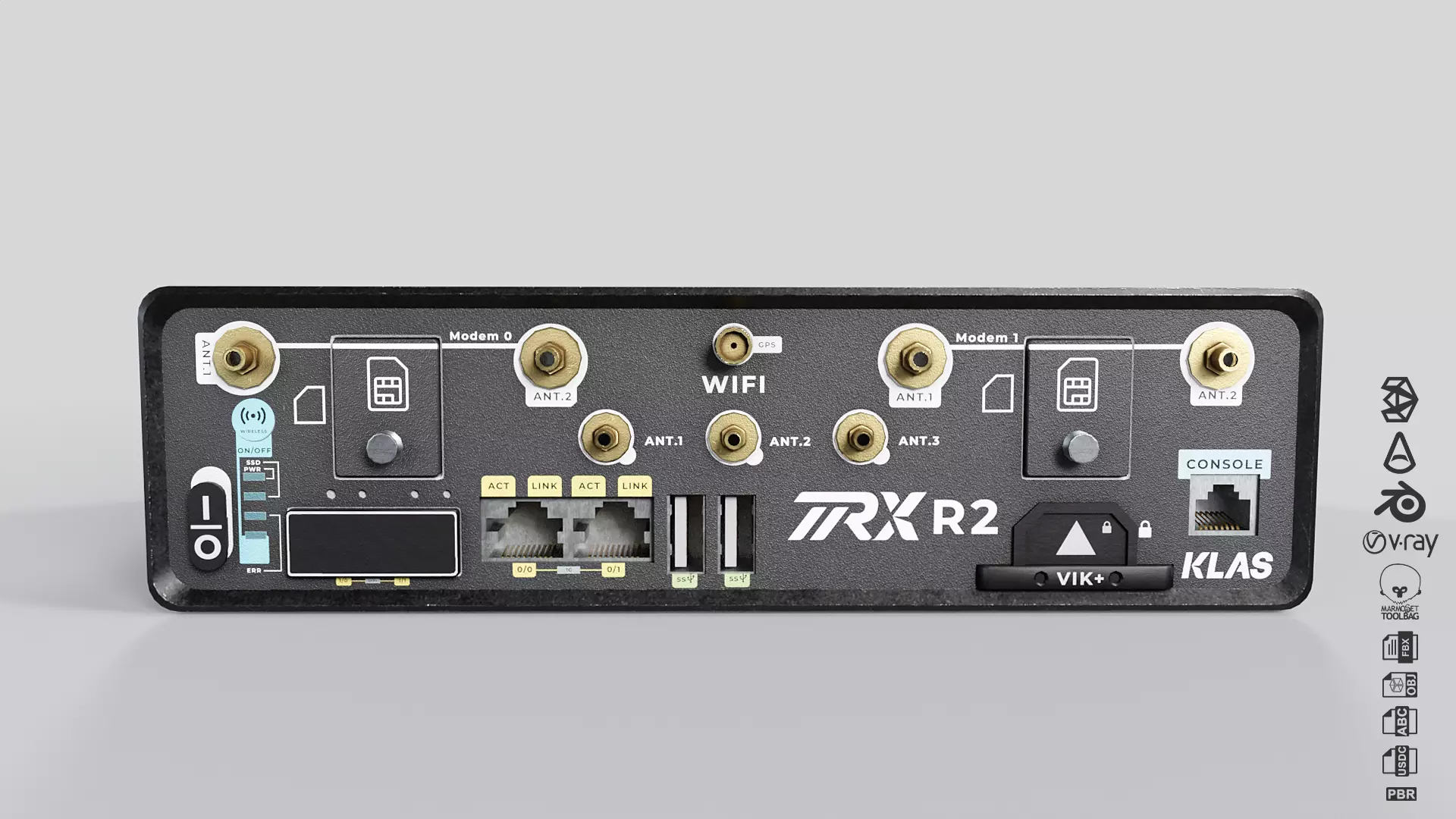 Klas TRX R2 Low-poly 3D model_2