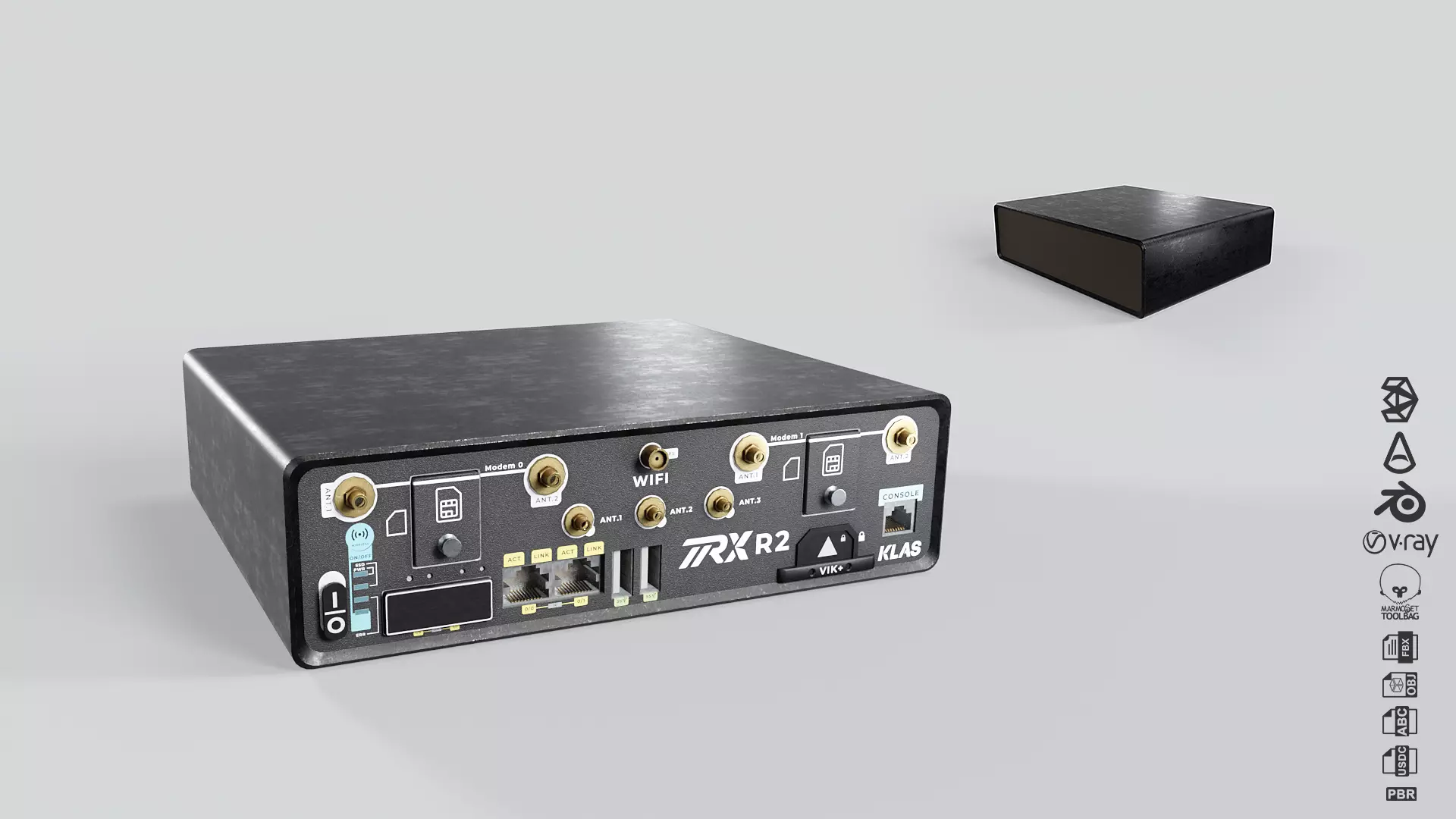 Klas TRX R2 Low-poly 3D model_0