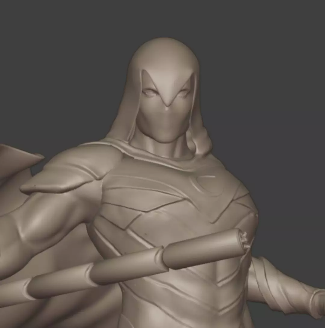 Moon Knight Marvel comics 3d model figure 3D print model_1