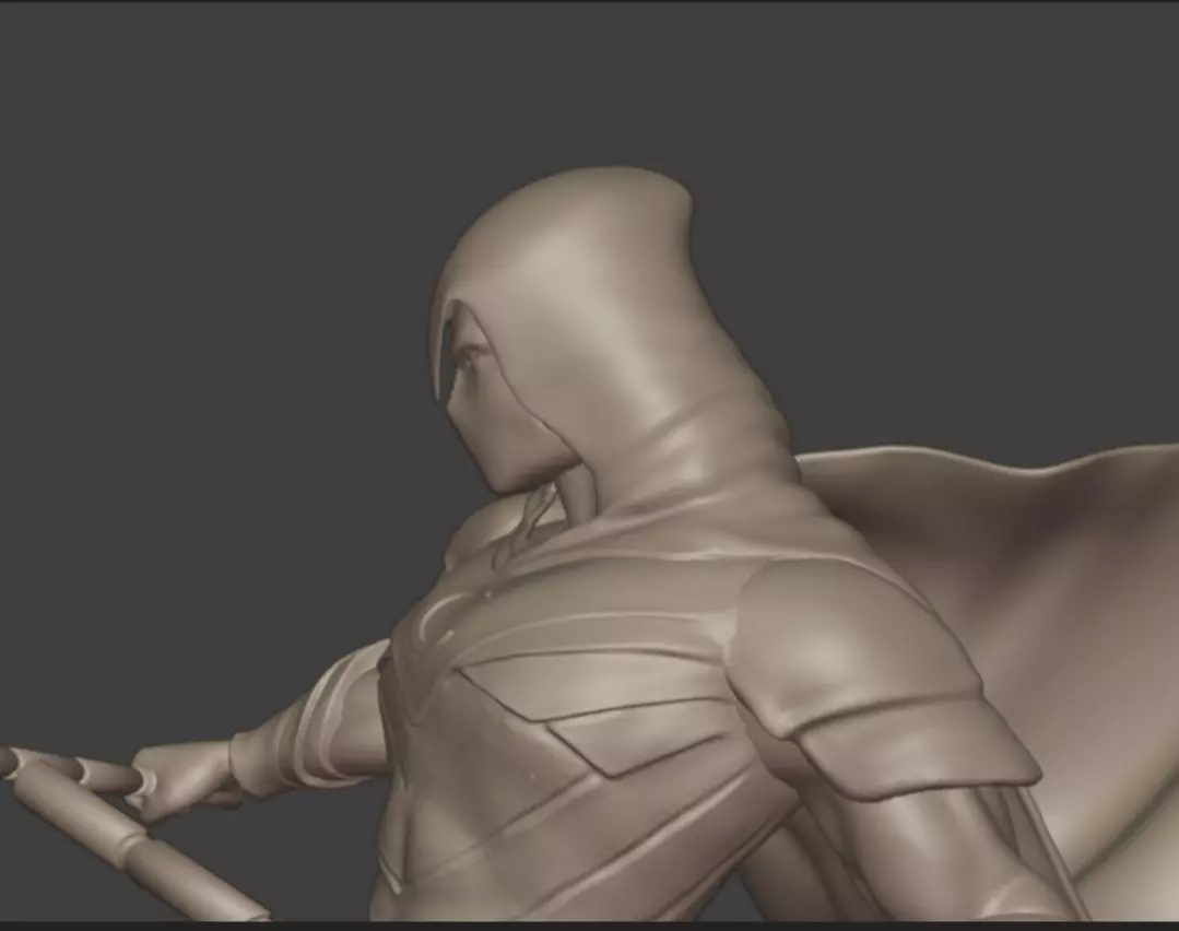 Moon Knight Marvel comics 3d model figure 3D print model_2