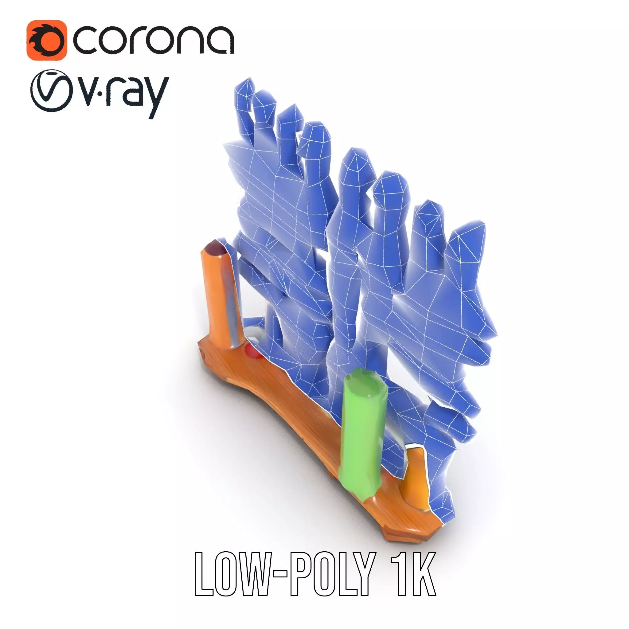 Colorful Thread Spools model pack Low-poly 3D model_28