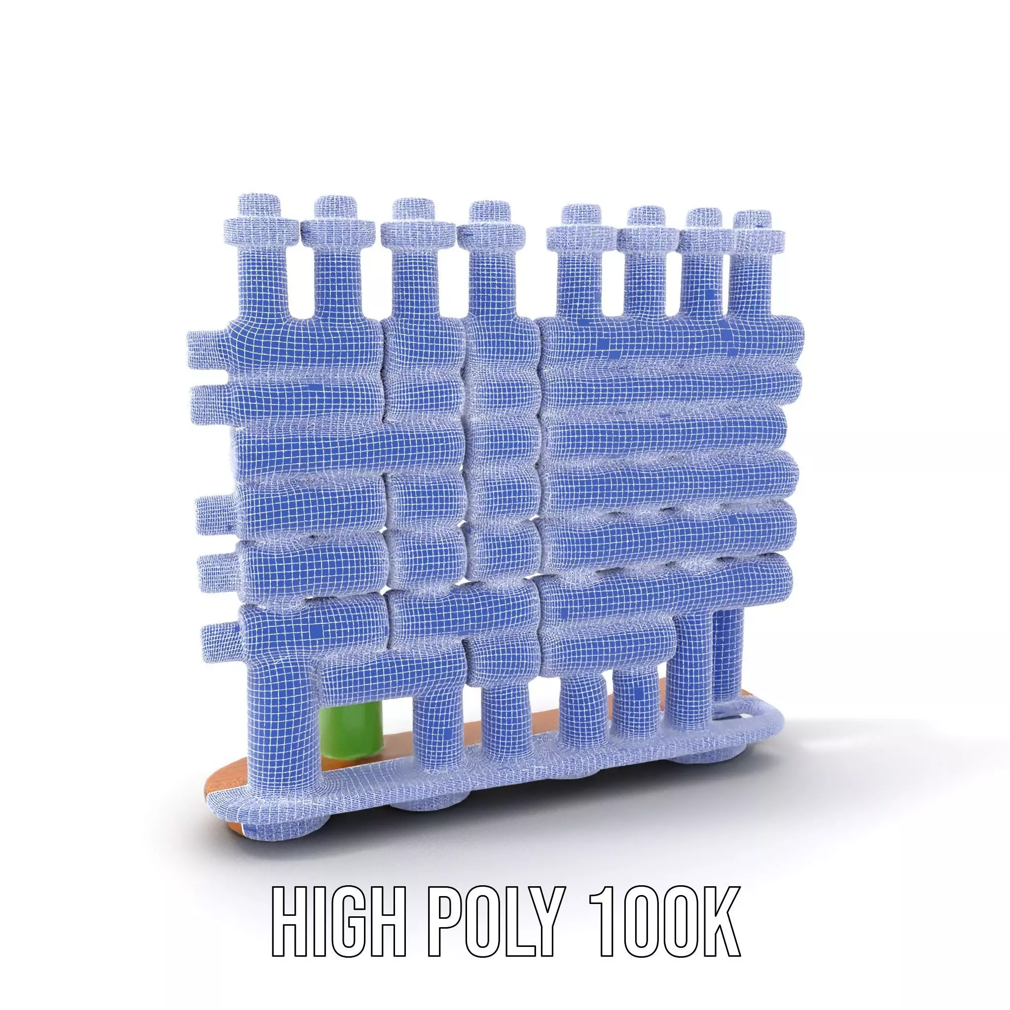 Colorful Thread Spools model pack Low-poly 3D model_4
