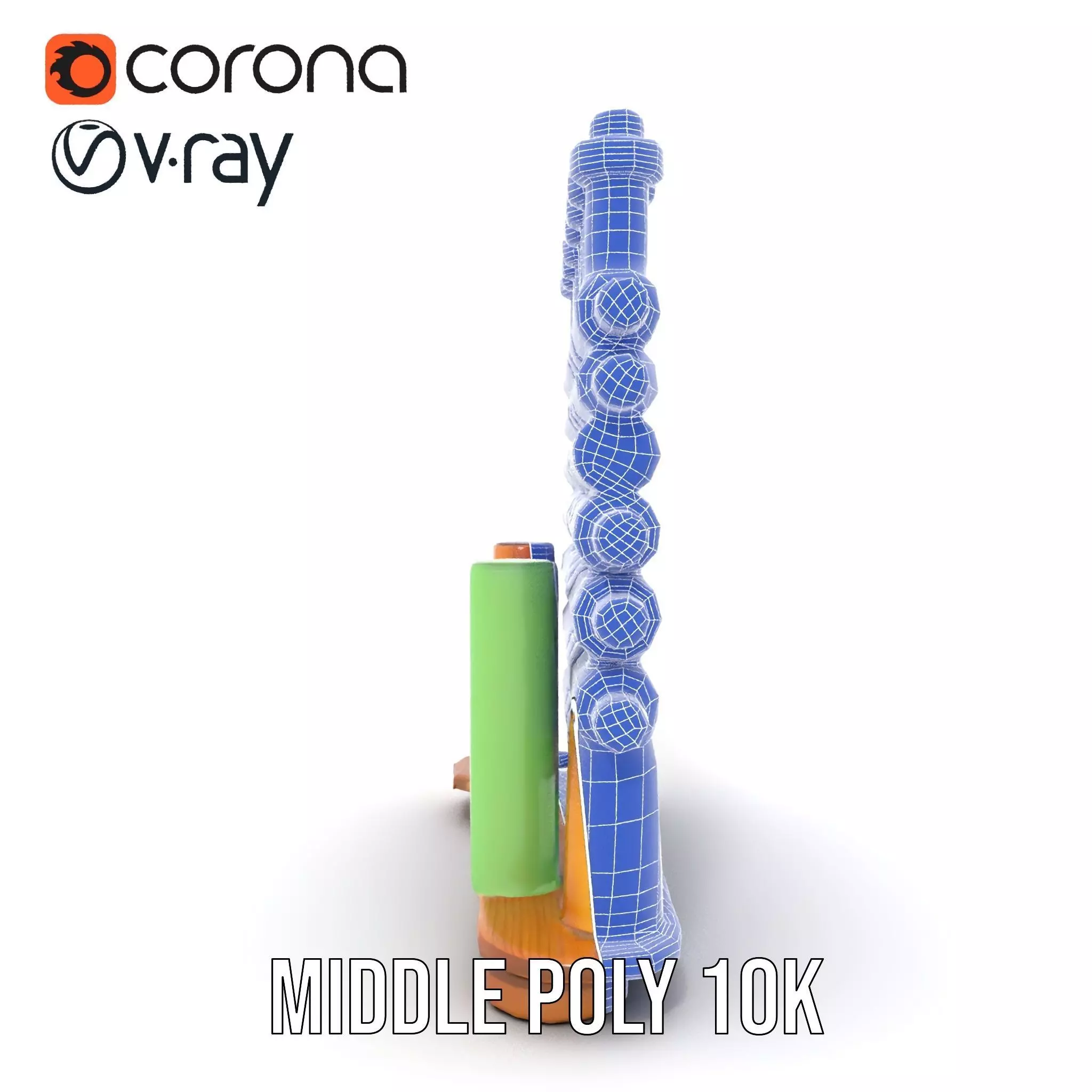 Colorful Thread Spools model pack Low-poly 3D model_24