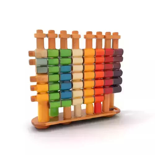 Colorful Thread Spools model pack Low-poly 3D model Colorful Thread Spools model pack Low-poly 3D model