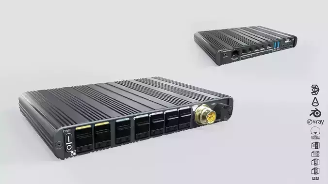 Klas Voyager EMm Low-poly 3D model