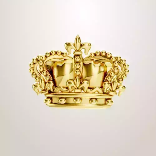 Golden royal crown of a king 