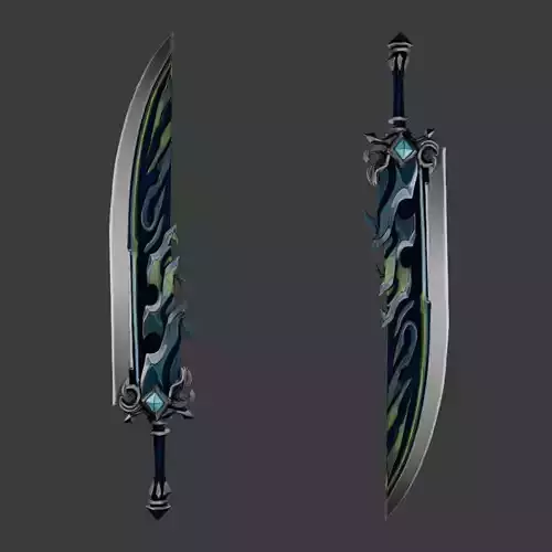 Moonfang Curved Blade