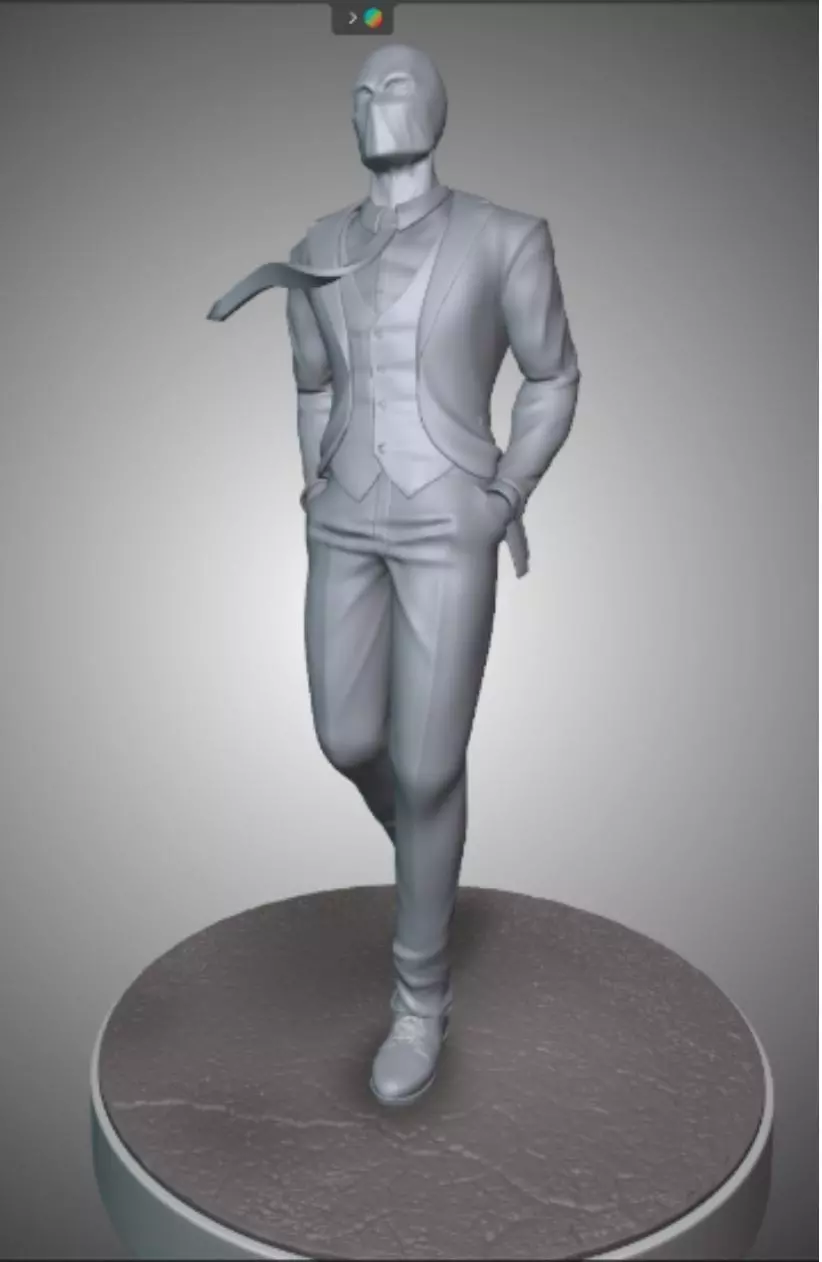 Mister Knight Moon Knight 3d model figure Marvel 3D print model_1