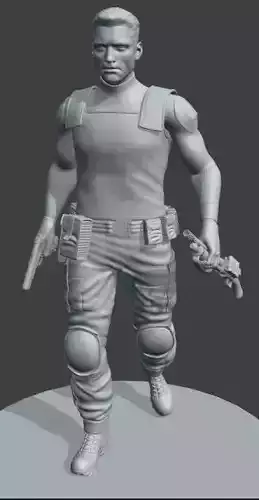 The Punisher Marvel Checchetto 3d model 3D print model