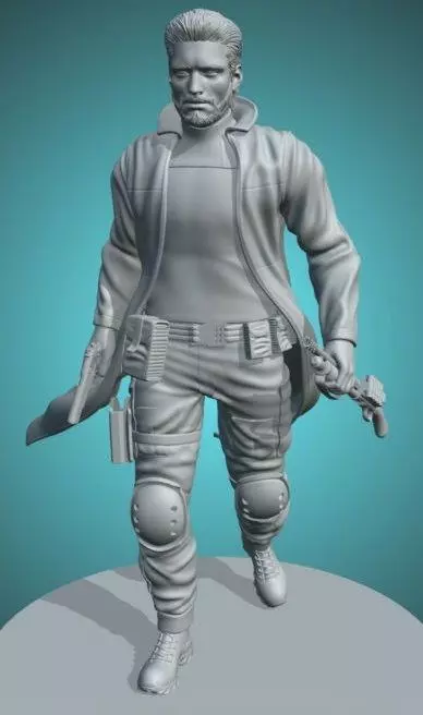 The Punisher Marvel Checchetto 3d model 3D print model_1