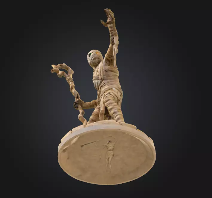 Ancient Cursed Mummy 3D print model_10