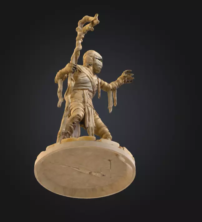 Ancient Cursed Mummy 3D print model_11
