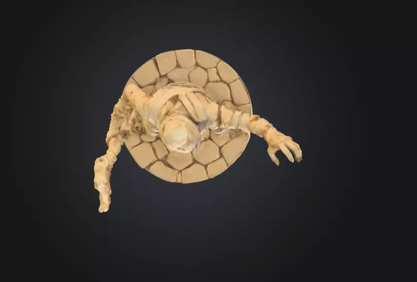 Ancient Cursed Mummy 3D print model_12