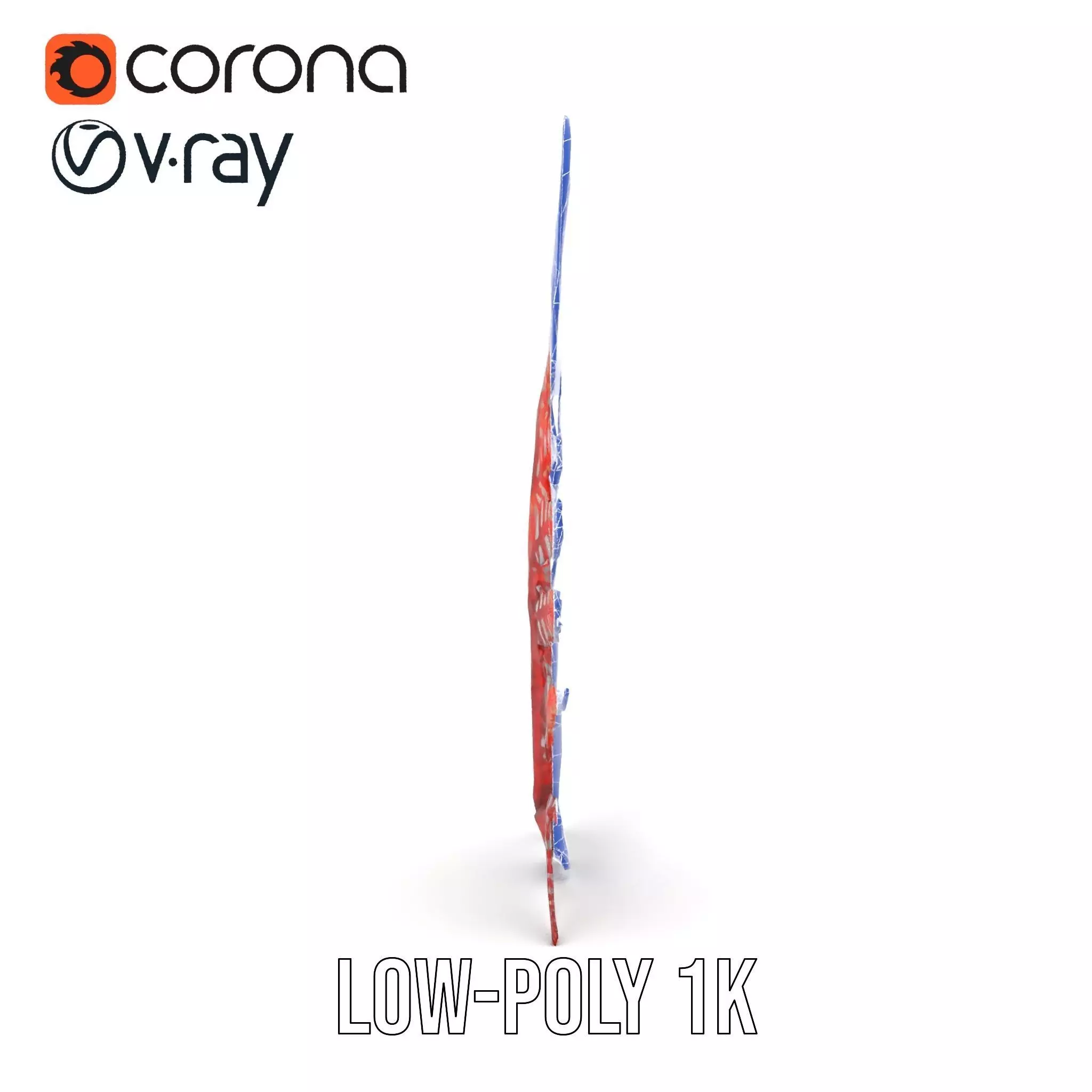 Red Fern model pack Low-poly 3D model_25