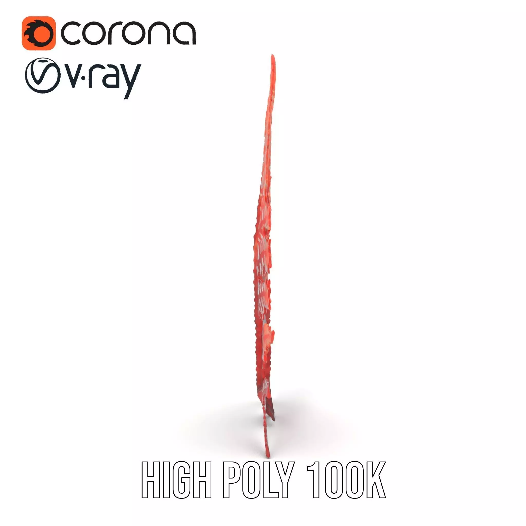 Red Fern model pack Low-poly 3D model_32