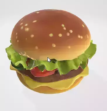 Tasty Hamburger 3D Model High Quality Prop 3D model Tasty Hamburger 3D Model High Quality Prop 3D model