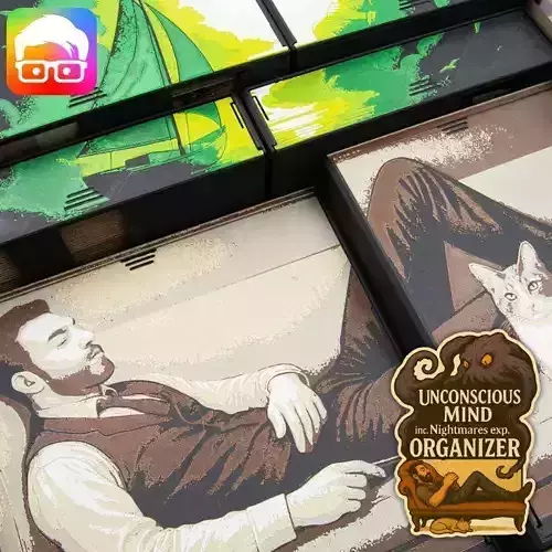 Unconscious Mind inc Nightmares exp board game organizer