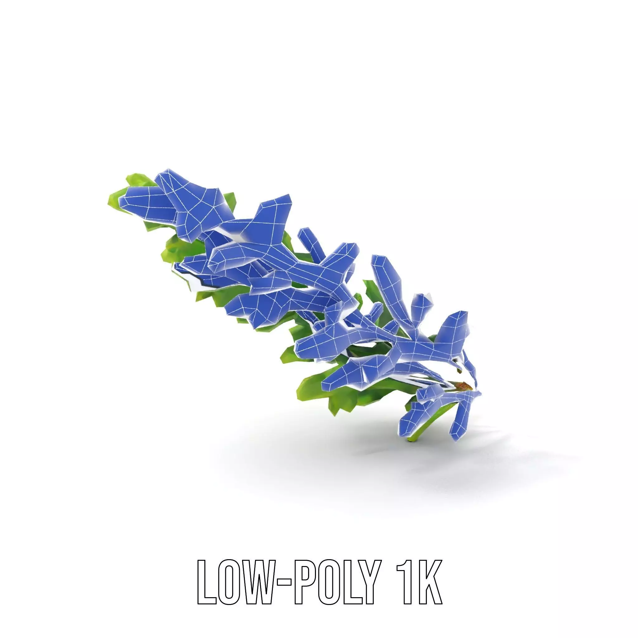 Green Oak Leaf model pack Low-poly 3D model_20