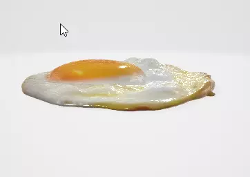 Cooked Egg 3D Model  High Detail Food Prop 3D model_2
