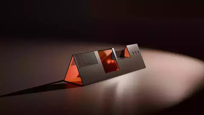 Modern Office Desk Organizer 3D Model