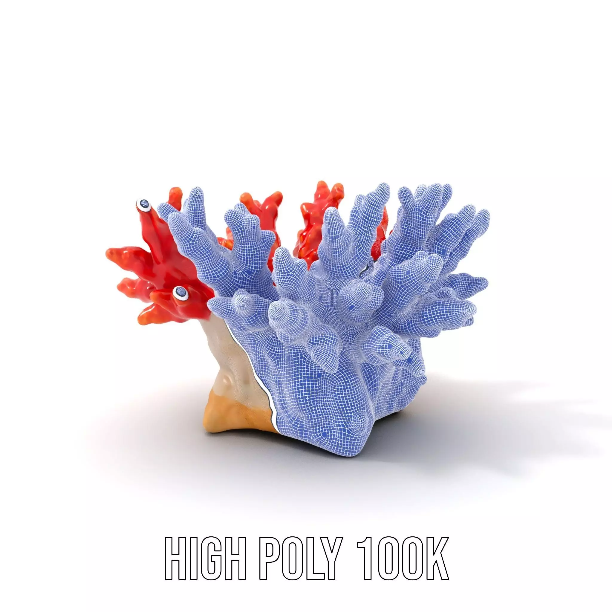 Vibrant Coral Reef model pack Low-poly 3D model_4