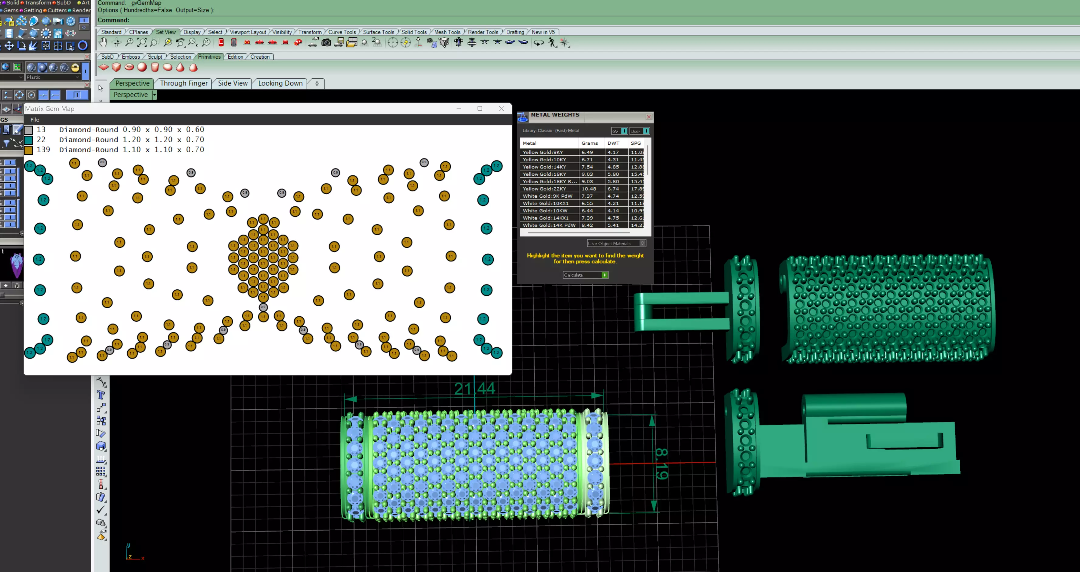 8mm Cuban link lock system full stones Miami Style 3D print model_0