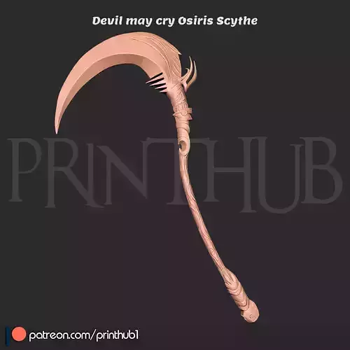 Osiris Scythe Devil may cry 2013 3d print cosplay prop STL