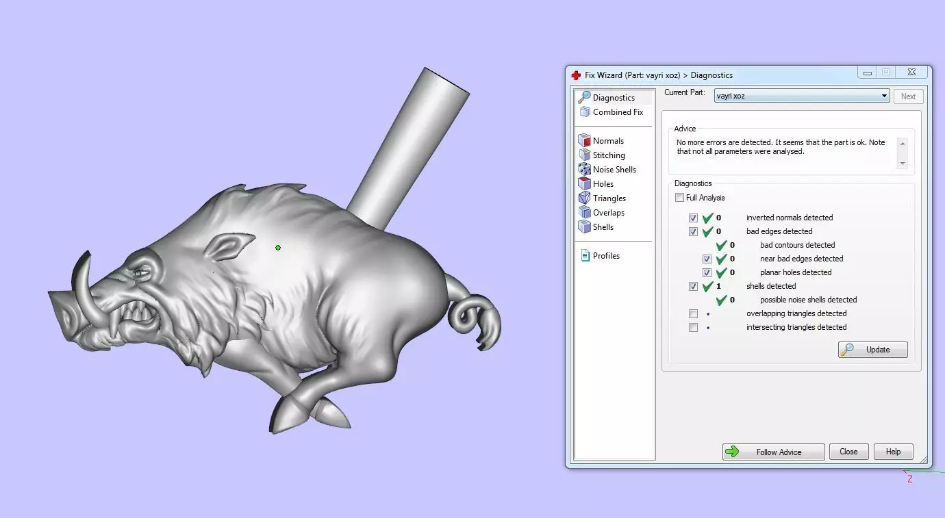 Large Razorback Pendant University of Arkansas 3D print model_5