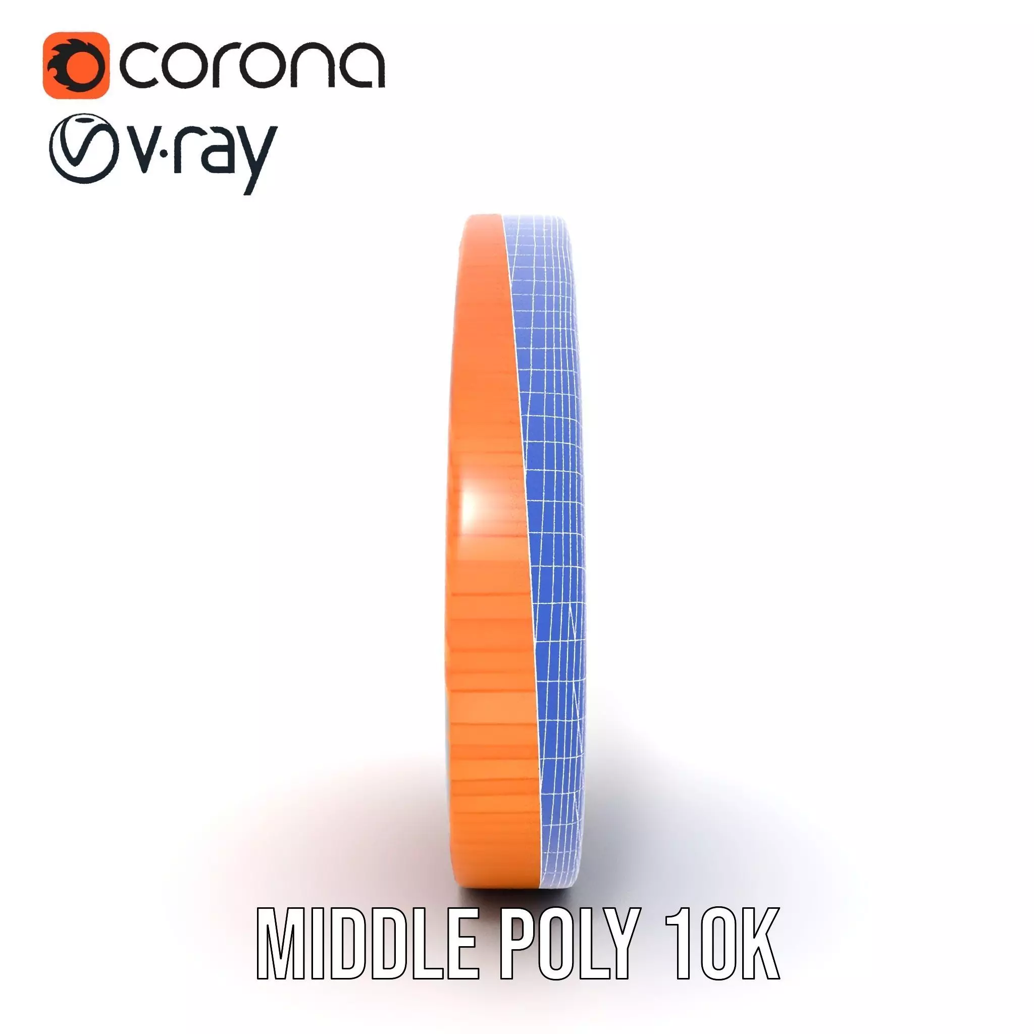Vibrant Painters Palette model pack Low-poly 3D model_23