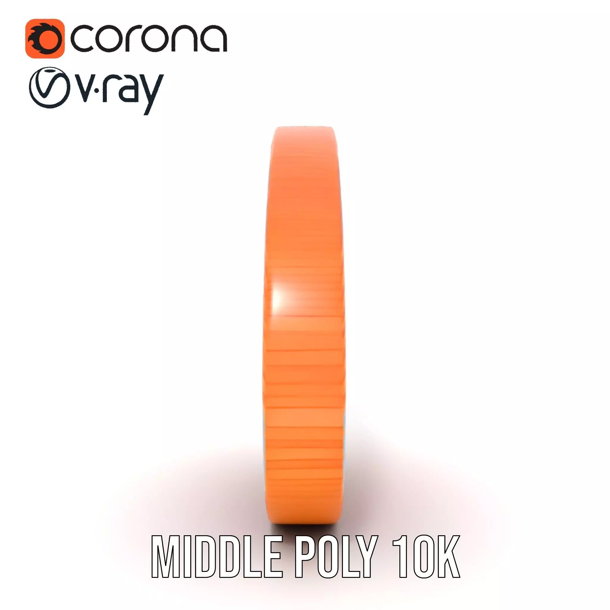 Vibrant Painters Palette model pack Low-poly 3D model_11