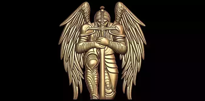 Archangel Michael Pendant 3D print model