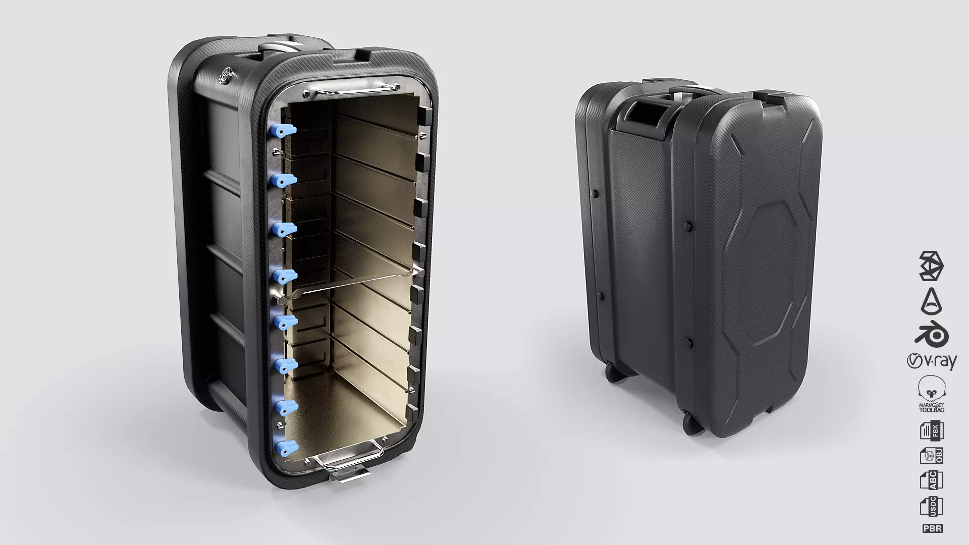 Klas Voyager TMES Tactical Multi Enclave System Low-poly 3D model_2