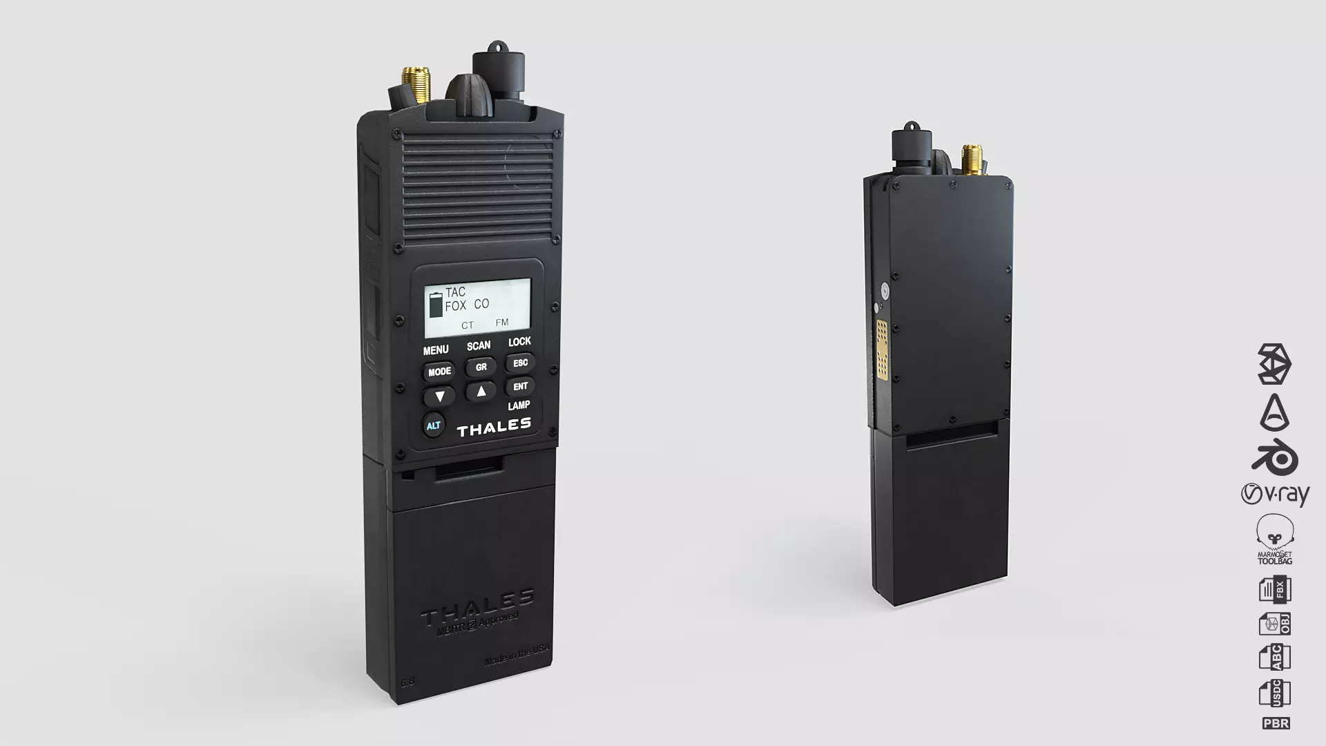 Klas Voyager TMES Tactical Multi Enclave System Low-poly 3D model_7